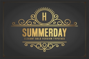 Summerday Bold Font Download
