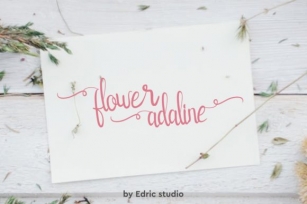 Flower Adaline Font Download
