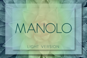 Manolo Light Font Download