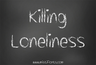 Killing Loneliness Font Download