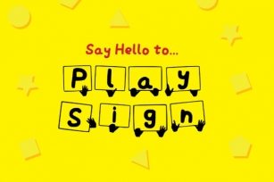 Play Sign Font Download