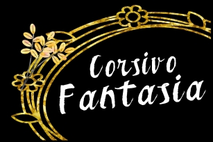 K26 Corsivo Fantasia Font Download