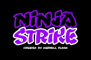 NinjaStrike Font Download