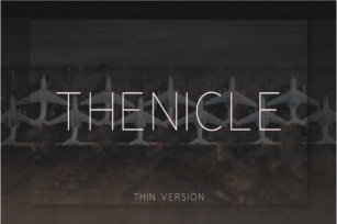 Thenicle Thin Font Download