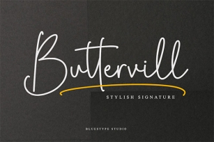 Buttervill Font Download