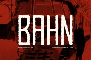 Bahn Thin Font Download