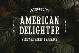 American Delighter Font Download