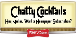 Chatty Cocktails Font Download