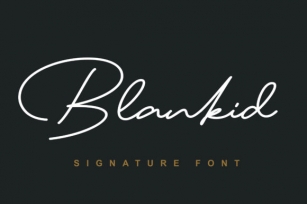 Blankid Font Download