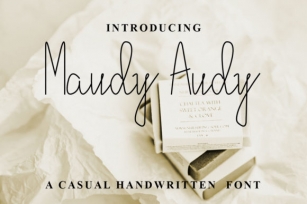 Maudy Audy Font Download