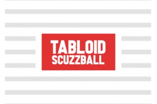 Tabloid Scuzzball Font Download