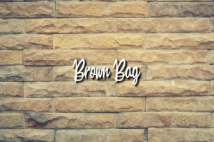 Brown Bag Font Download