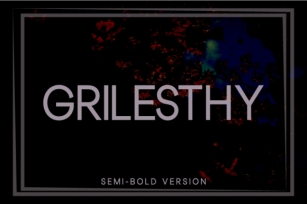 Grilesthy Semi-Bold Font Download