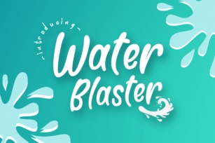 Water Blaster Font Download