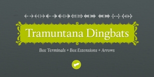 Tramuntana Dingbats Font Download