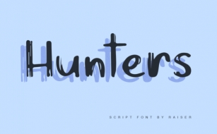 Hunters Font Download