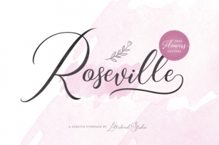 Roseville Script Font Download