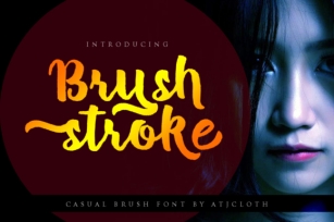 Brush Stroke Font Download