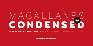 Magallanes Condensed Font Download