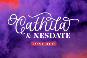 Cathila & Nesdate Font Download