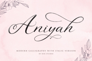 Aniyah Script Font Download