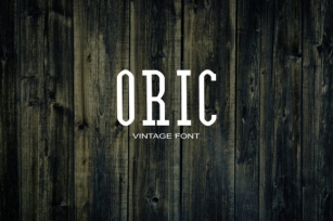 Oric Font Download