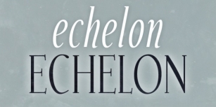 Echelon Font Download