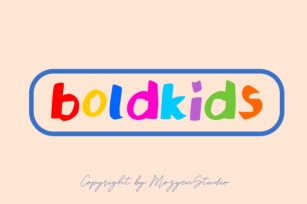 Boldkids Font Download