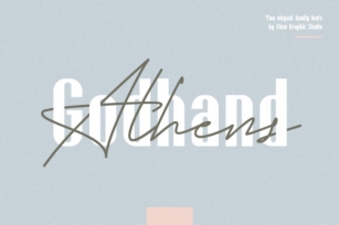 Godhand Athens Family Font Download