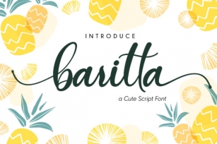 Baritta Script Font Download