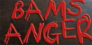 Bams Anger Font Download