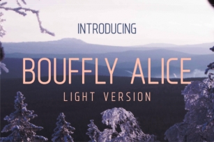Bouffly Alice Light Font Download