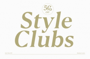 Style Clubs Font Download