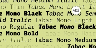 Tabac Mono Font Download