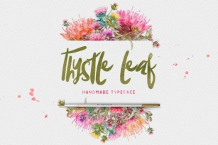 Thysle Leaf Font Download