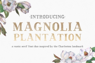 Magnolia Plantation Font Download