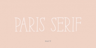Paris Serif Font Download