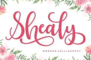 Shealy Font Download