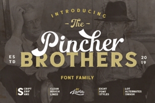 The Pincher Brothers Family Font Download