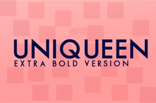 Uniqueen Extra Bold Font Download
