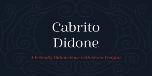 Cabrito Didone Font Download