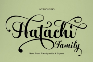 Hatachi Family Font Download