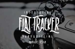 Flat Tracker Font Download