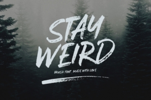 Stay Weird Font Download