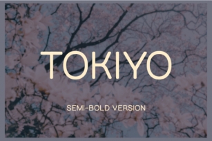 Tokiyo Semi-Bold Font Download