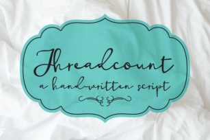 Threadcount Font Download