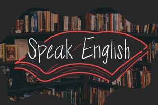 Speak English Font Download