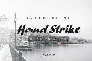 Hand Strike Font Download