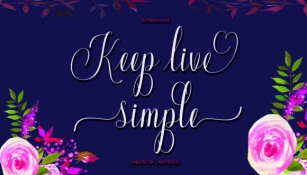 Keep Live Simple Font Download