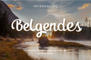 Belgendes Font Download